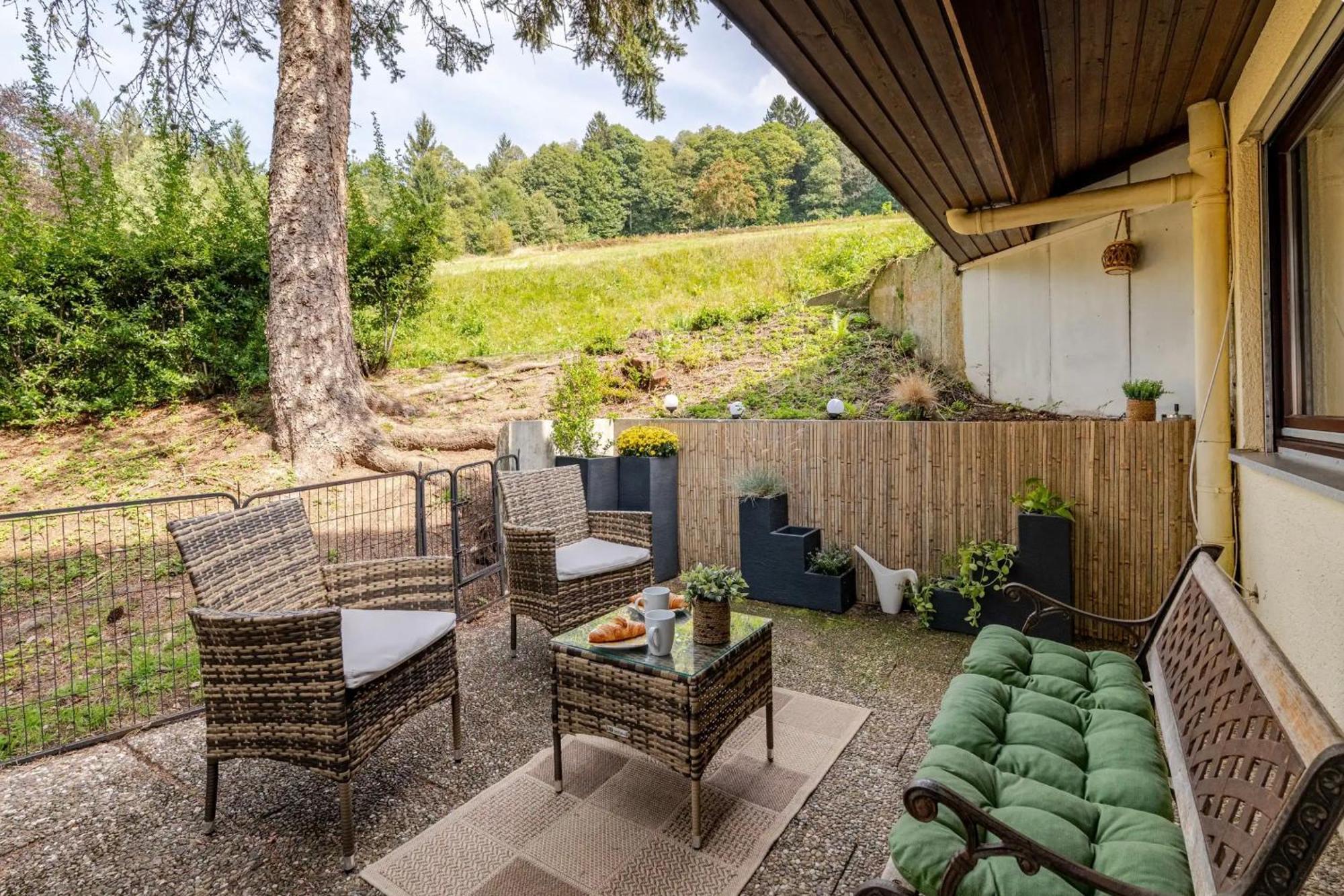 An Wanderwegen Gelegen Mit Terrasse Und Boxspringbett Apartment ซัสบาควัลเดิน ภายนอก รูปภาพ